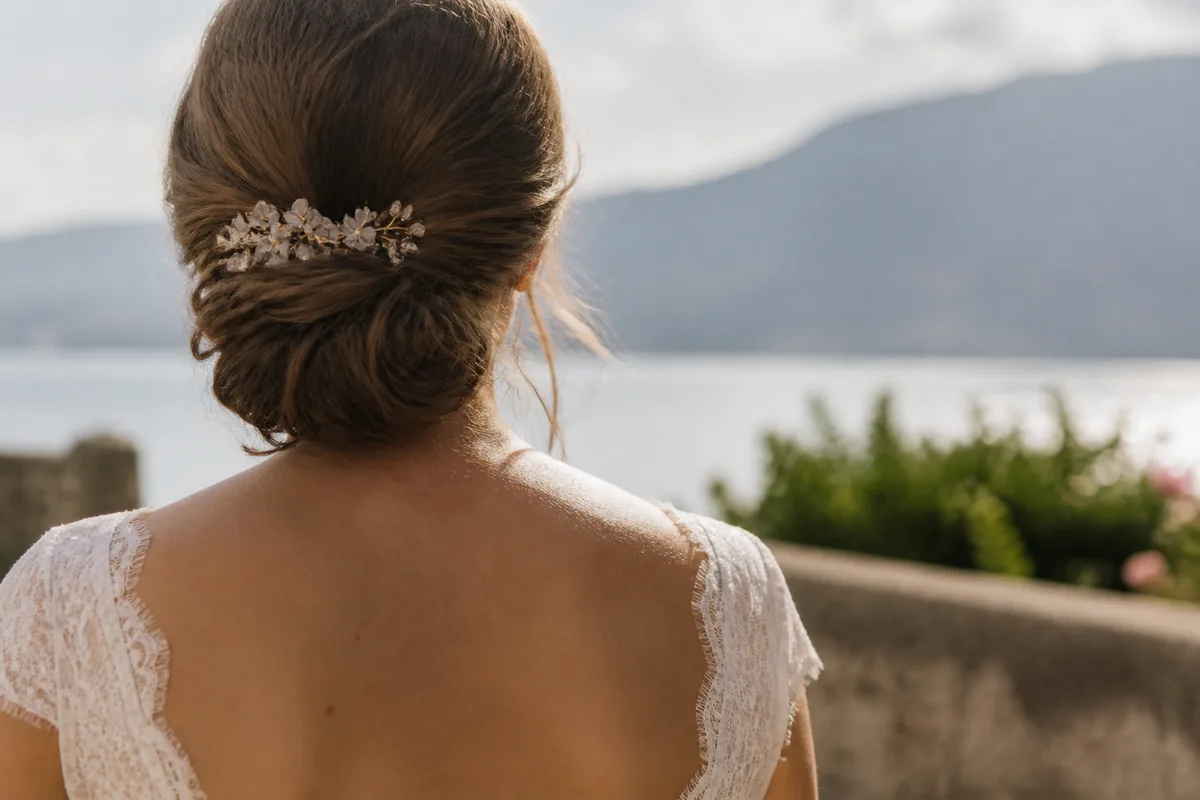 Coiffure de mariée selon l'encolure de la robe