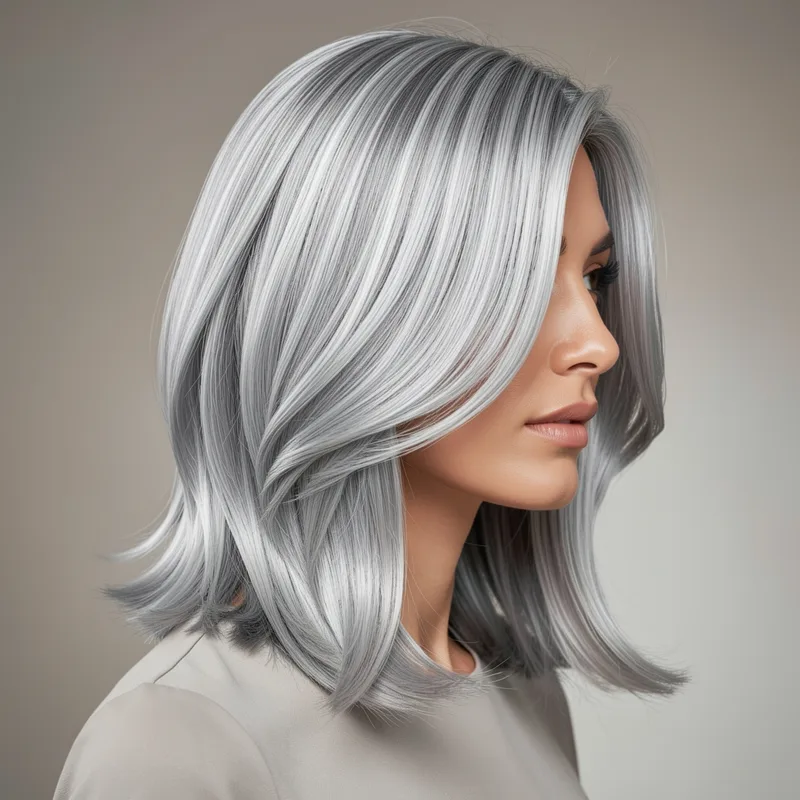 Coloration cheveux en gris : tendances 2026, styles et conseils d'expert