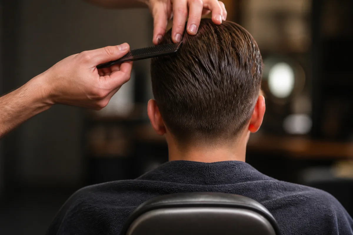 Coupe de cheveux en arrière homme court : mode d'emploi